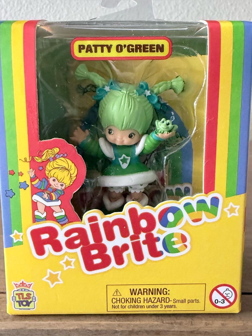 NWB Rainbow Brite Patty O’ Green collectible mini figurine.